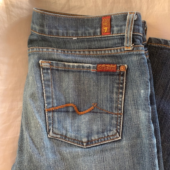 7 For All Mankind Bootcut Jeans - 28 - Picture 2 of 6
